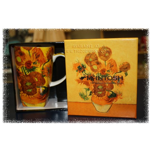 McIntosh Fine Bone China - Van Gogh "Sunflowers" Grande Mug